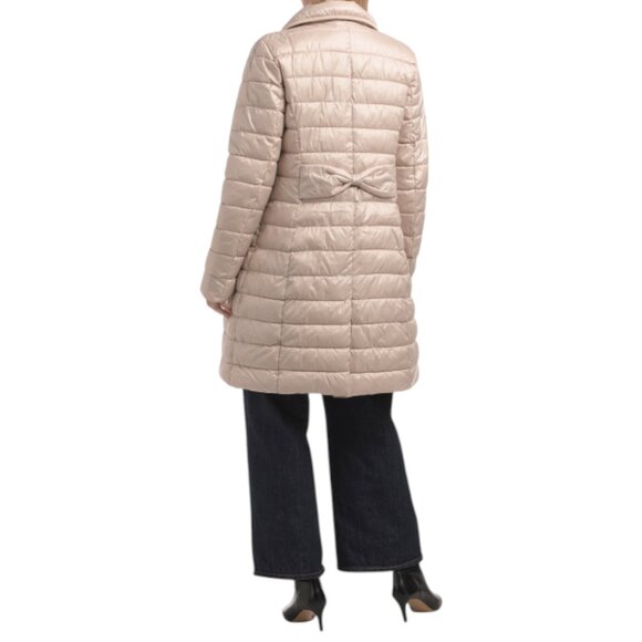 CECE Champagne Long Quilted Coat - Picture 2 of 2